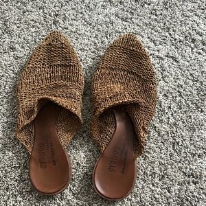 CYDWOQ | Orient Vintage Knit Mule Slide | Size 40